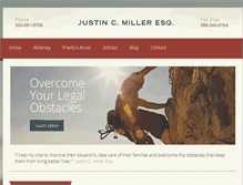 Tablet Screenshot of millerlegalohio.com